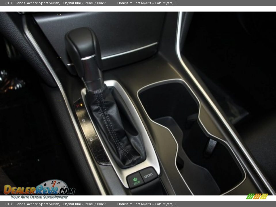 2018 Honda Accord Sport Sedan Crystal Black Pearl / Black Photo #19