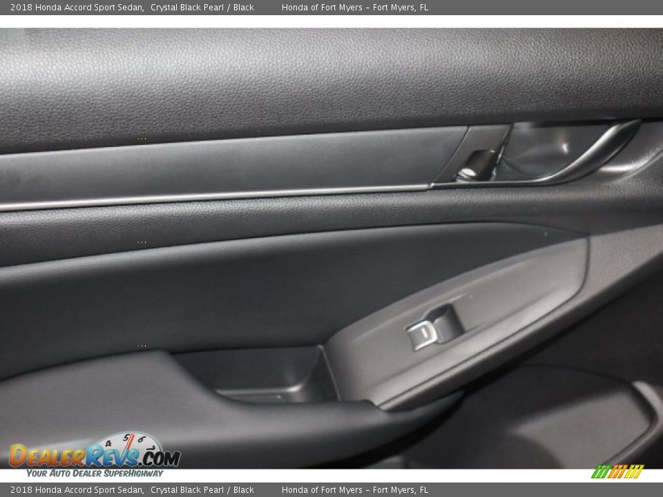 2018 Honda Accord Sport Sedan Crystal Black Pearl / Black Photo #20