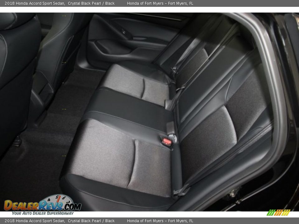 2018 Honda Accord Sport Sedan Crystal Black Pearl / Black Photo #21