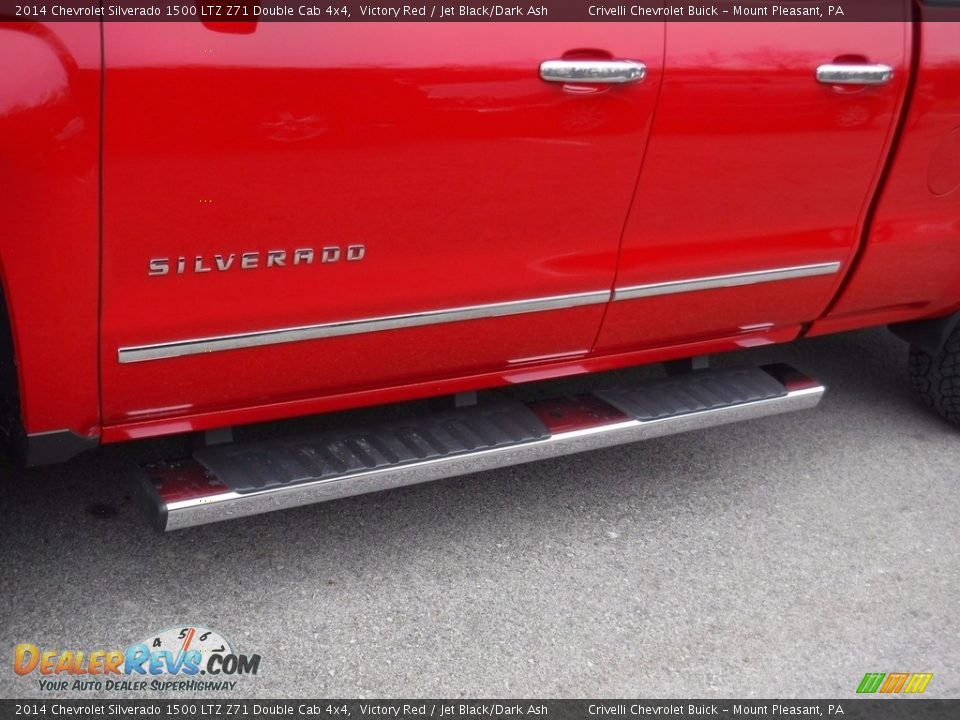 2014 Chevrolet Silverado 1500 LTZ Z71 Double Cab 4x4 Victory Red / Jet Black/Dark Ash Photo #3