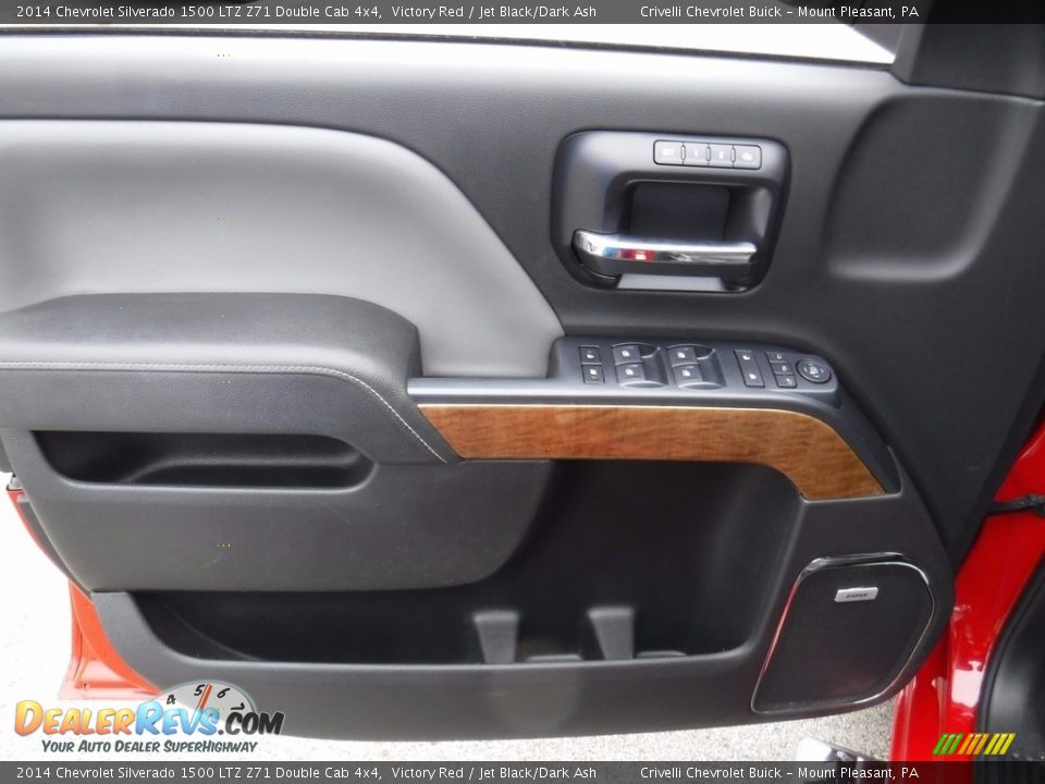 2014 Chevrolet Silverado 1500 LTZ Z71 Double Cab 4x4 Victory Red / Jet Black/Dark Ash Photo #19