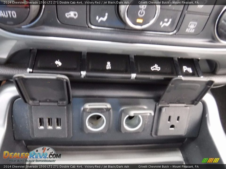 2014 Chevrolet Silverado 1500 LTZ Z71 Double Cab 4x4 Victory Red / Jet Black/Dark Ash Photo #25