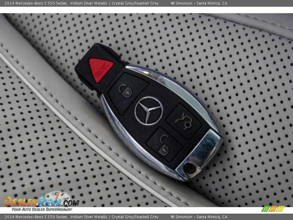 2014 Mercedes-Benz S 550 Sedan Iridium Silver Metallic / Crystal Grey/Seashell Grey Photo #11