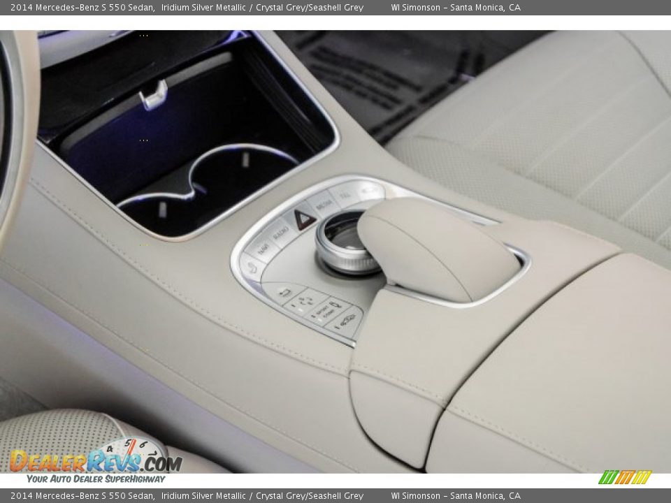 2014 Mercedes-Benz S 550 Sedan Iridium Silver Metallic / Crystal Grey/Seashell Grey Photo #20