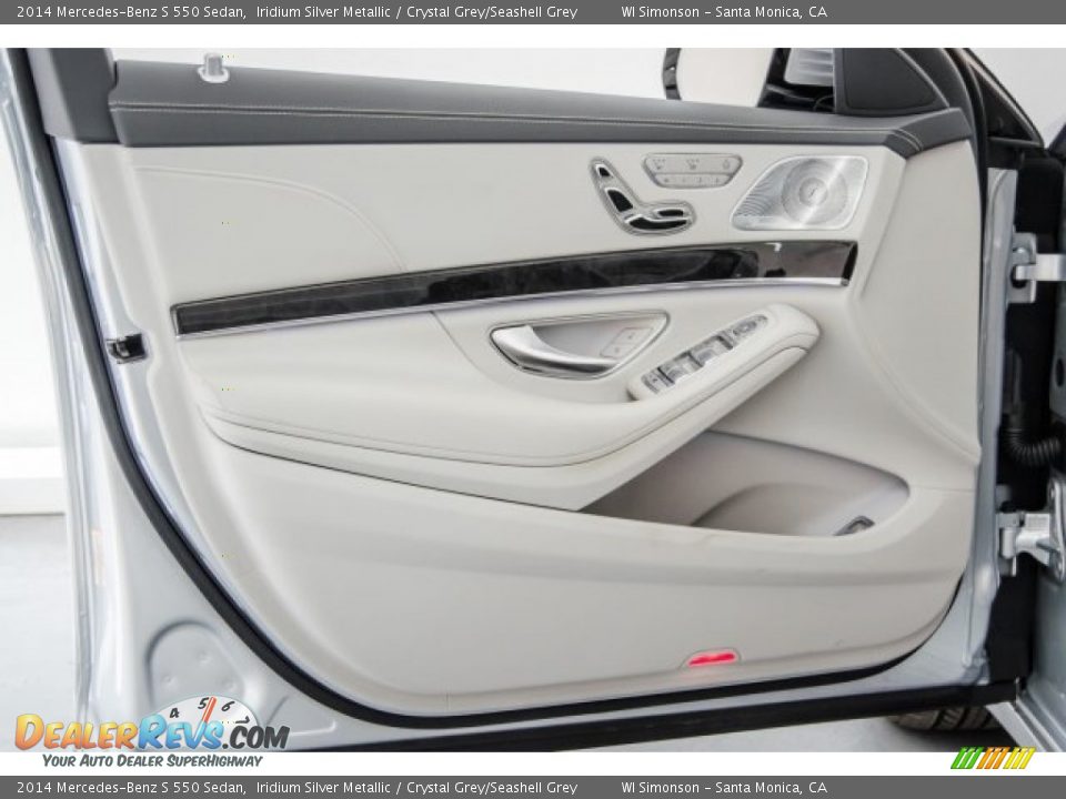 2014 Mercedes-Benz S 550 Sedan Iridium Silver Metallic / Crystal Grey/Seashell Grey Photo #23