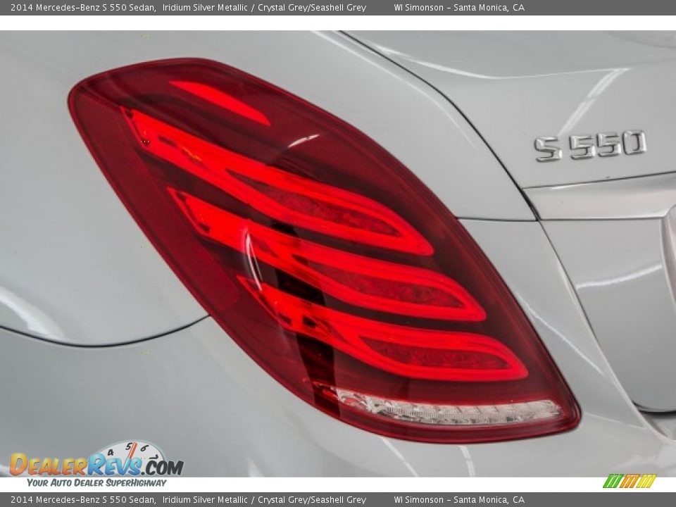 2014 Mercedes-Benz S 550 Sedan Iridium Silver Metallic / Crystal Grey/Seashell Grey Photo #24