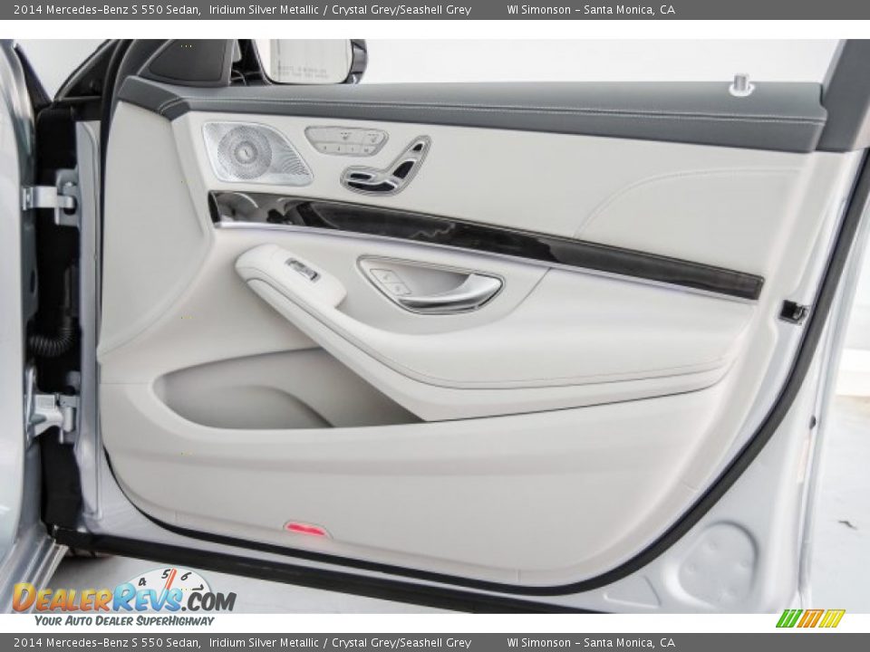 2014 Mercedes-Benz S 550 Sedan Iridium Silver Metallic / Crystal Grey/Seashell Grey Photo #27