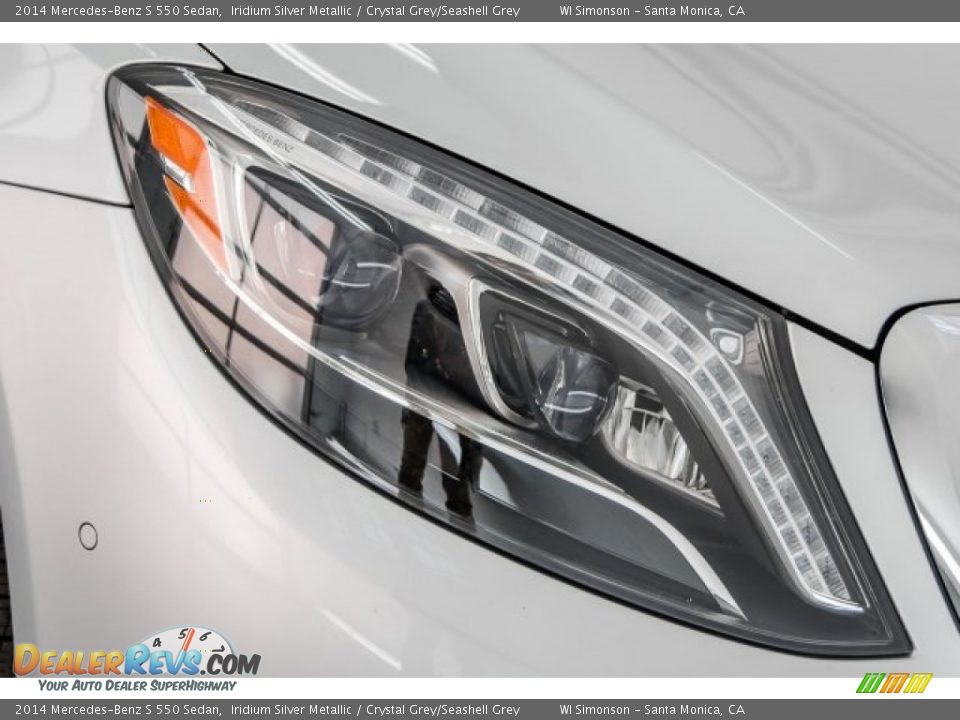 2014 Mercedes-Benz S 550 Sedan Iridium Silver Metallic / Crystal Grey/Seashell Grey Photo #29