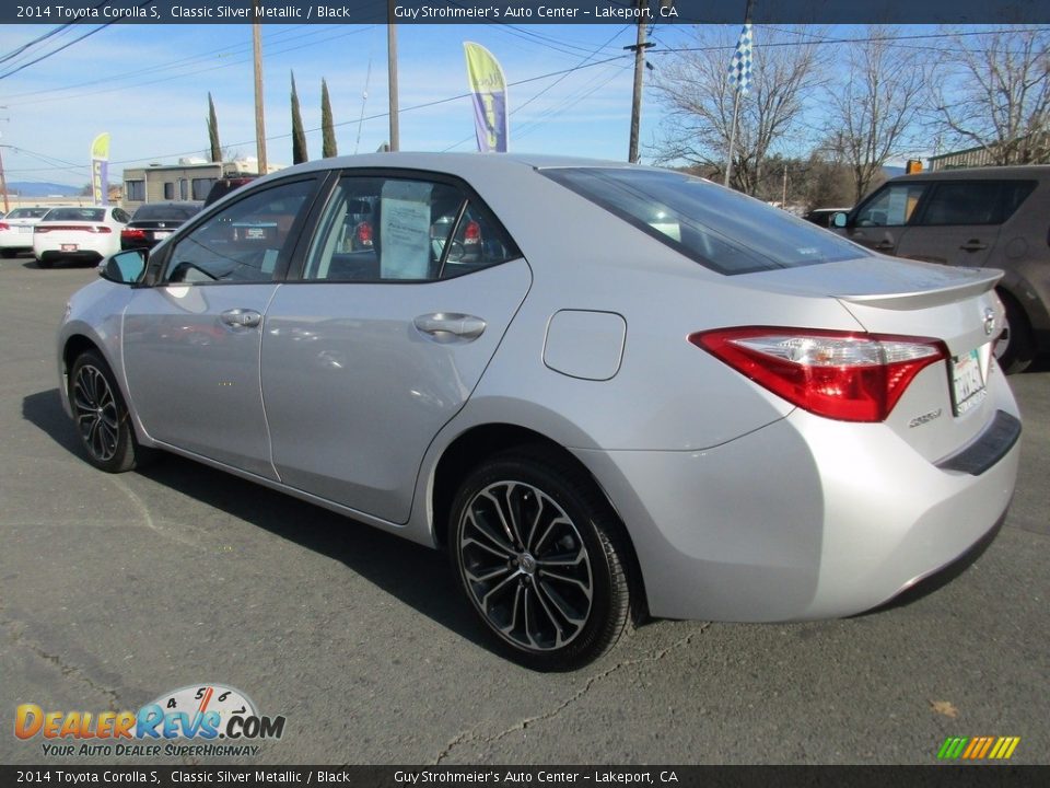 2014 Toyota Corolla S Classic Silver Metallic / Black Photo #5