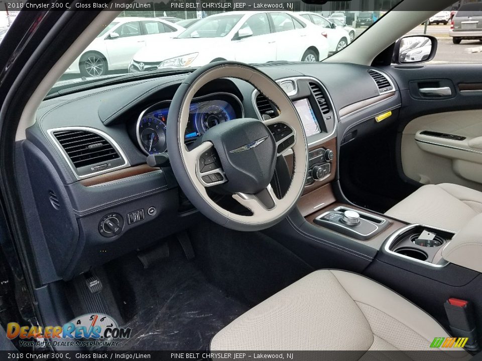 Indigo/Linen Interior - 2018 Chrysler 300 C Photo #7