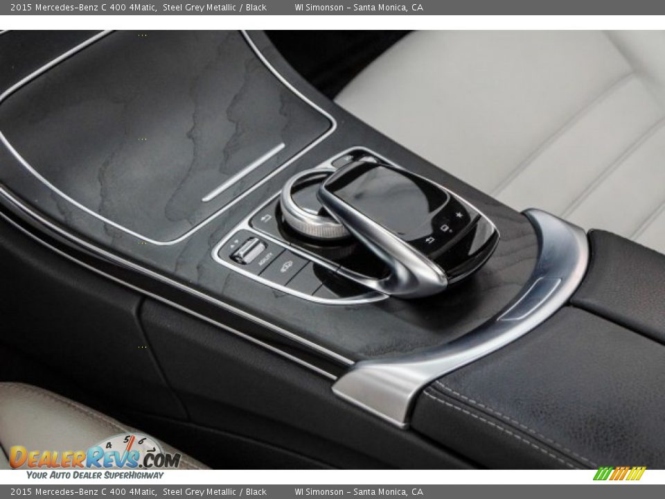 2015 Mercedes-Benz C 400 4Matic Steel Grey Metallic / Black Photo #20