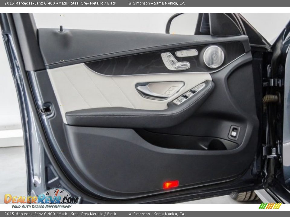2015 Mercedes-Benz C 400 4Matic Steel Grey Metallic / Black Photo #23