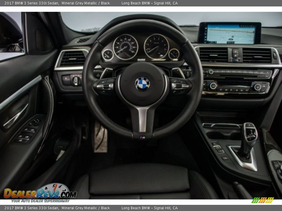 2017 BMW 3 Series 330i Sedan Mineral Grey Metallic / Black Photo #4