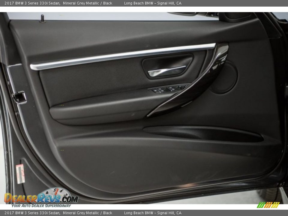 2017 BMW 3 Series 330i Sedan Mineral Grey Metallic / Black Photo #18