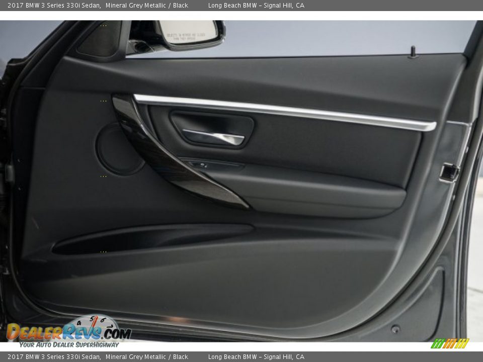 2017 BMW 3 Series 330i Sedan Mineral Grey Metallic / Black Photo #22
