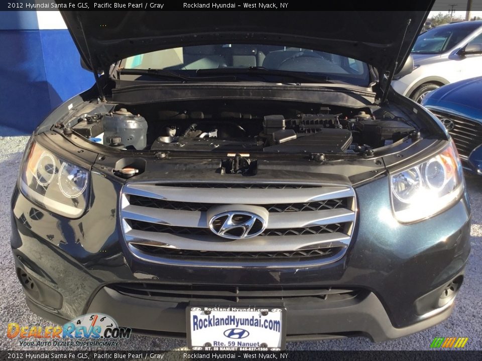 2012 Hyundai Santa Fe GLS Pacific Blue Pearl / Gray Photo #28