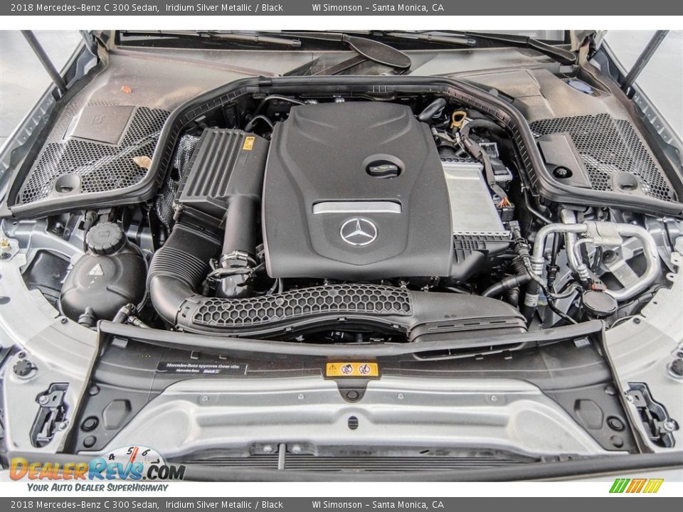 2018 Mercedes-Benz C 300 Sedan Iridium Silver Metallic / Black Photo #8