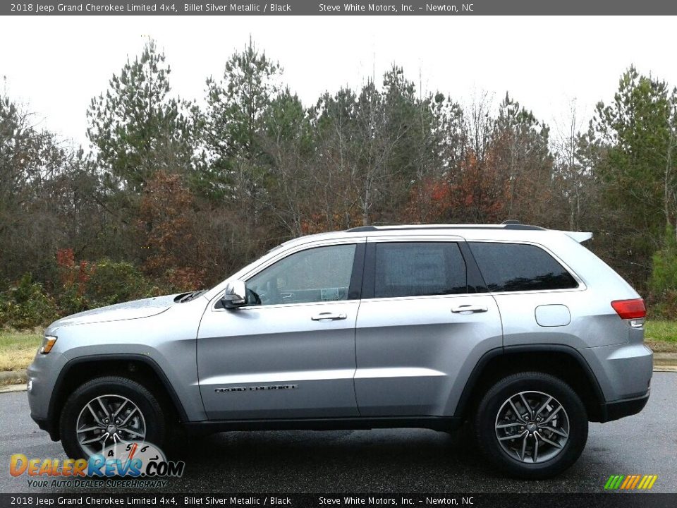 2018 Jeep Grand Cherokee Limited 4x4 Billet Silver Metallic / Black Photo #1