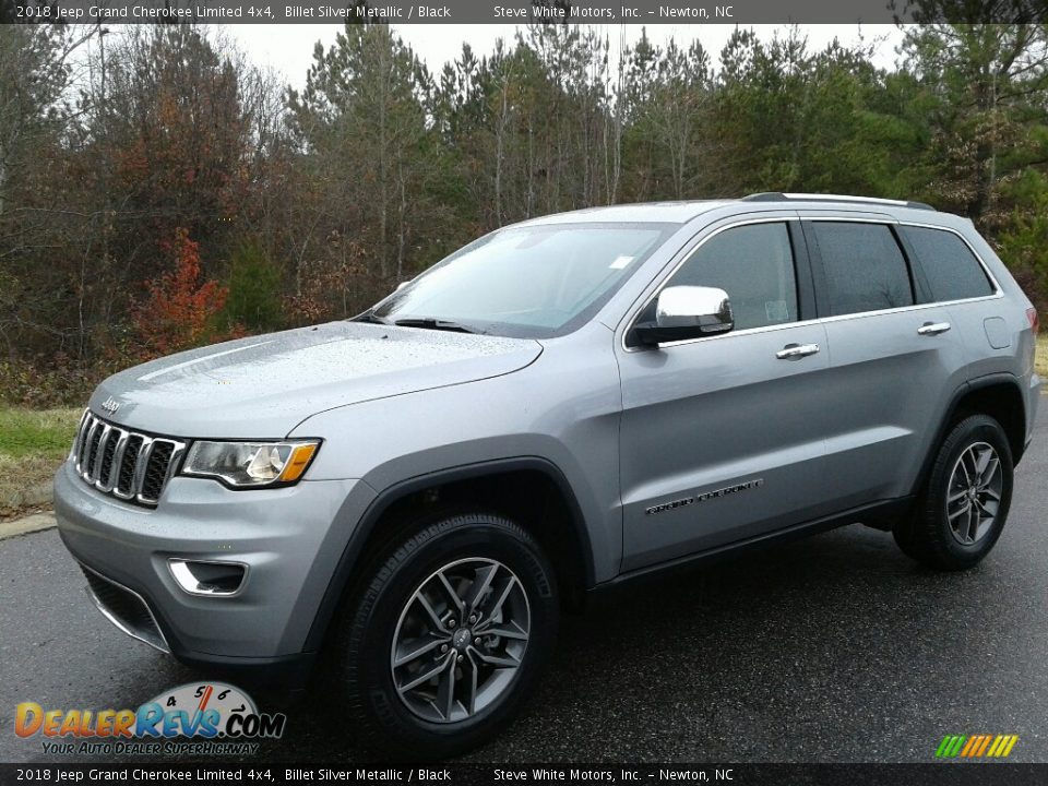 2018 Jeep Grand Cherokee Limited 4x4 Billet Silver Metallic / Black Photo #2
