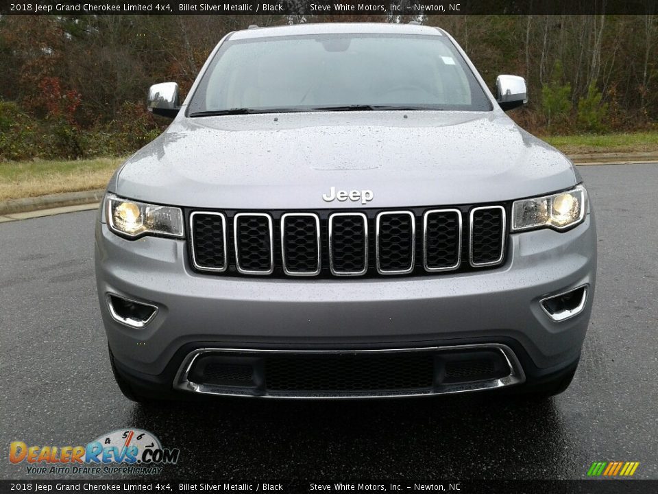 2018 Jeep Grand Cherokee Limited 4x4 Billet Silver Metallic / Black Photo #3