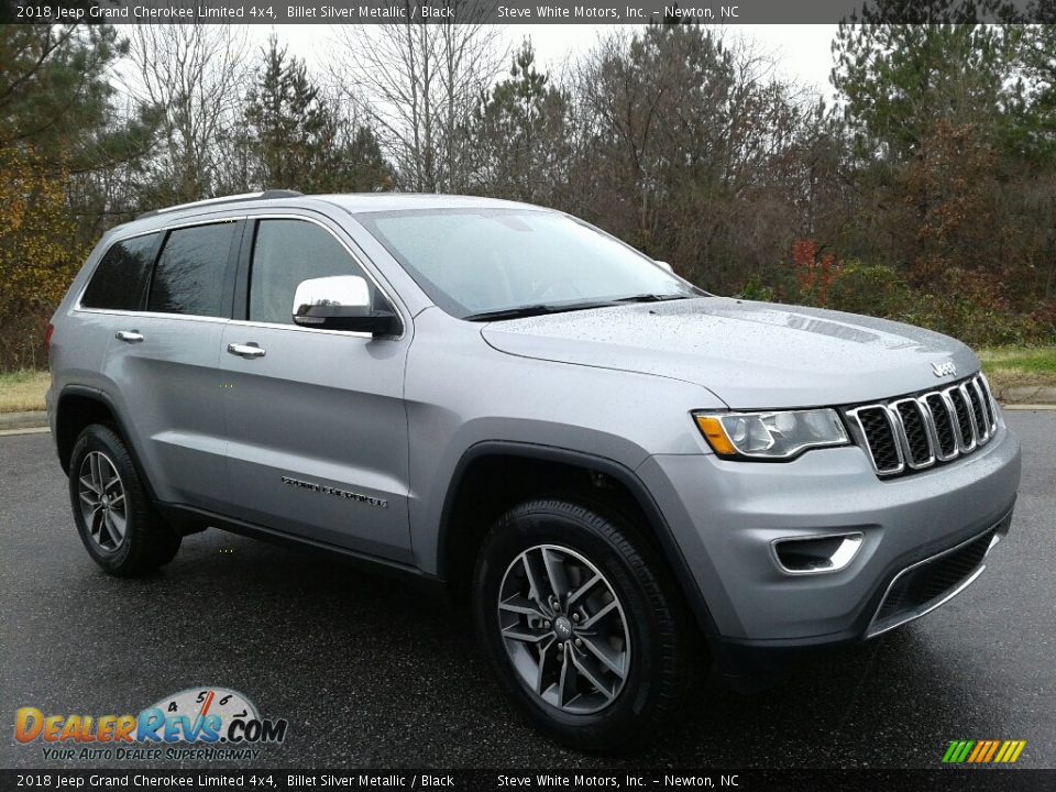 2018 Jeep Grand Cherokee Limited 4x4 Billet Silver Metallic / Black Photo #4