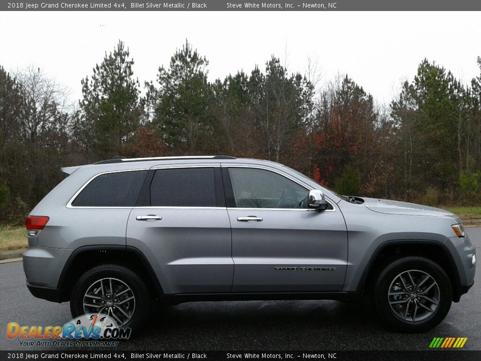2018 Jeep Grand Cherokee Limited 4x4 Billet Silver Metallic / Black Photo #5