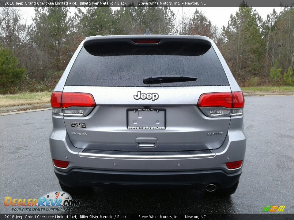2018 Jeep Grand Cherokee Limited 4x4 Billet Silver Metallic / Black Photo #7