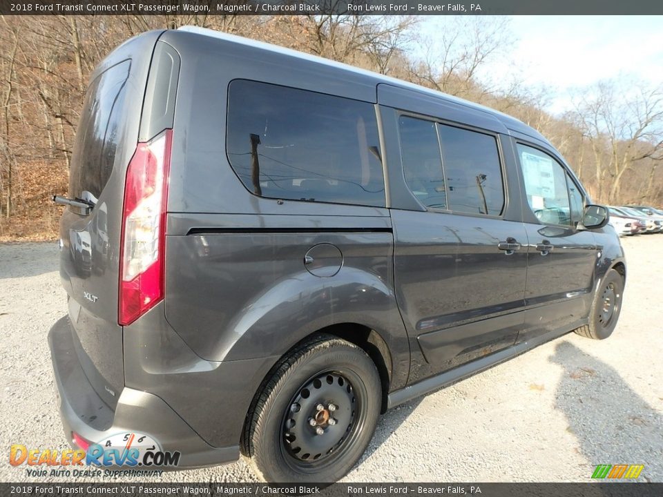 2018 Ford Transit Connect XLT Passenger Wagon Magnetic / Charcoal Black Photo #2