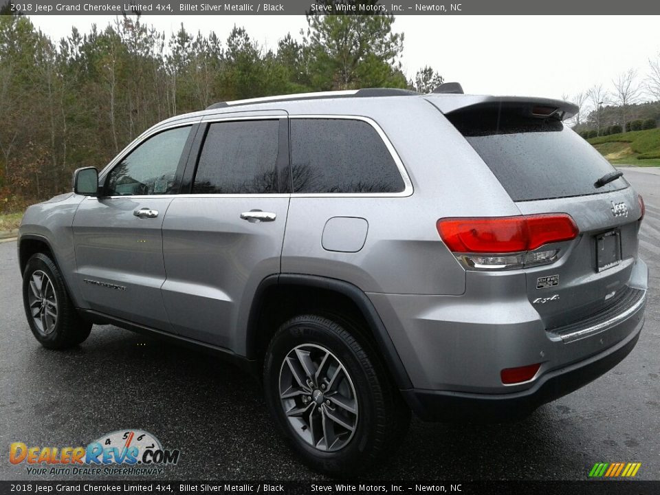 2018 Jeep Grand Cherokee Limited 4x4 Billet Silver Metallic / Black Photo #8