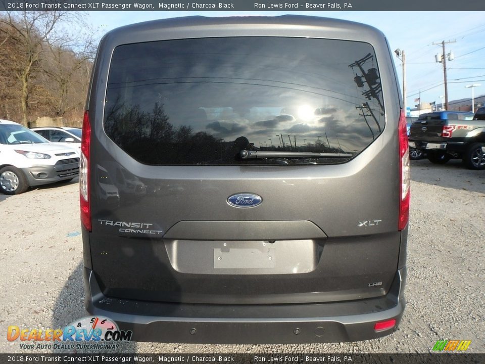2018 Ford Transit Connect XLT Passenger Wagon Magnetic / Charcoal Black Photo #3
