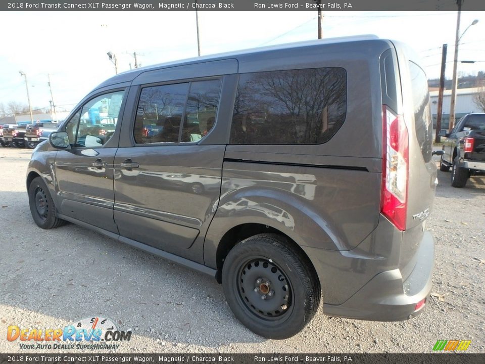 2018 Ford Transit Connect XLT Passenger Wagon Magnetic / Charcoal Black Photo #5