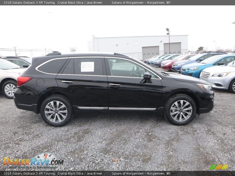 2018 Subaru Outback 3.6R Touring Crystal Black Silica / Java Brown Photo #3