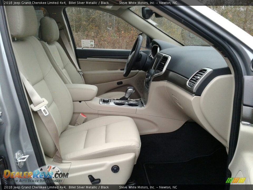 2018 Jeep Grand Cherokee Limited 4x4 Billet Silver Metallic / Black Photo #14