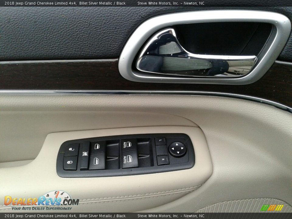 2018 Jeep Grand Cherokee Limited 4x4 Billet Silver Metallic / Black Photo #15