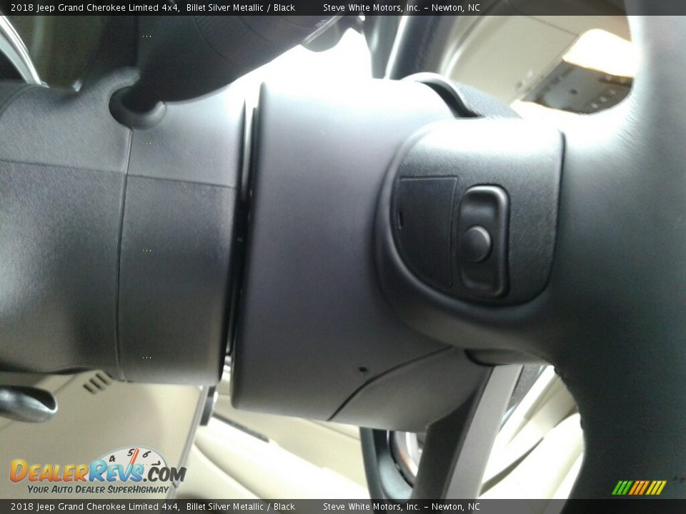 2018 Jeep Grand Cherokee Limited 4x4 Billet Silver Metallic / Black Photo #16