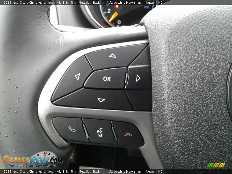 2018 Jeep Grand Cherokee Limited 4x4 Billet Silver Metallic / Black Photo #17