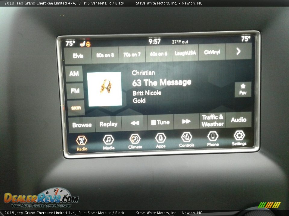 2018 Jeep Grand Cherokee Limited 4x4 Billet Silver Metallic / Black Photo #20