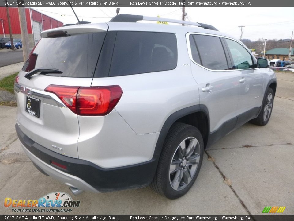 2017 GMC Acadia SLT AWD Sparkling Silver Metallic / Jet Black Photo #5