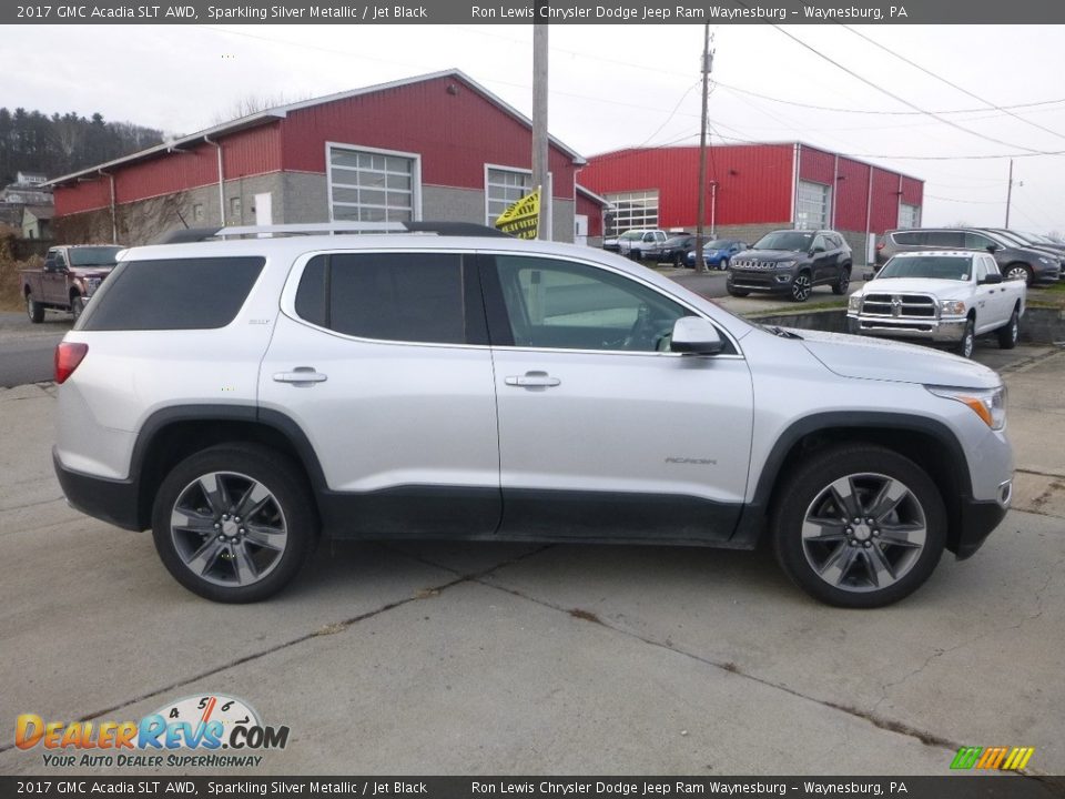2017 GMC Acadia SLT AWD Sparkling Silver Metallic / Jet Black Photo #6