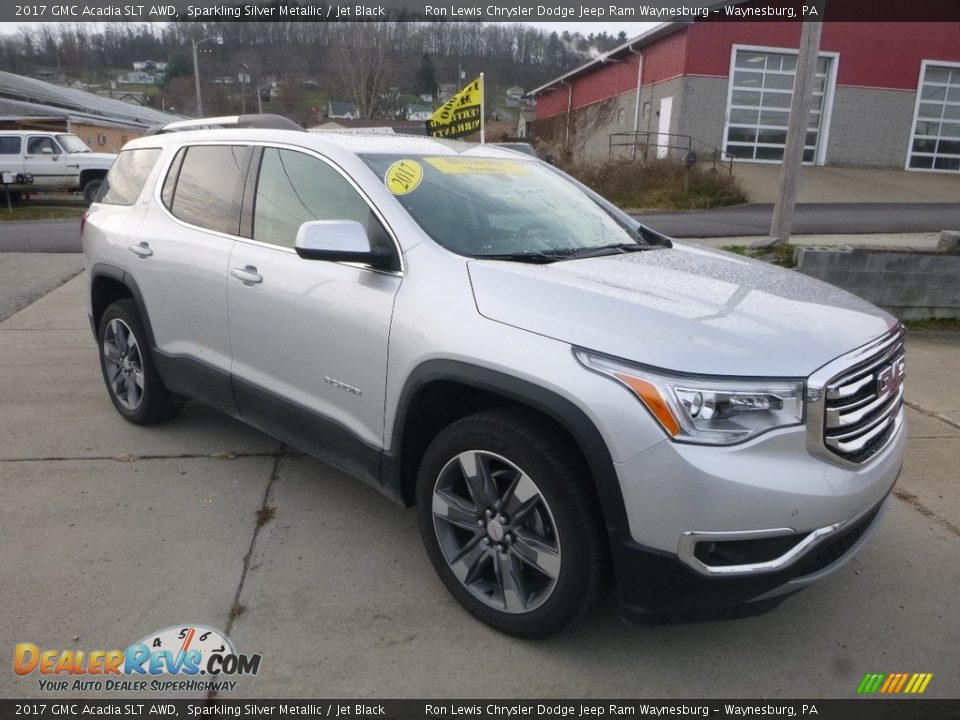 2017 GMC Acadia SLT AWD Sparkling Silver Metallic / Jet Black Photo #7