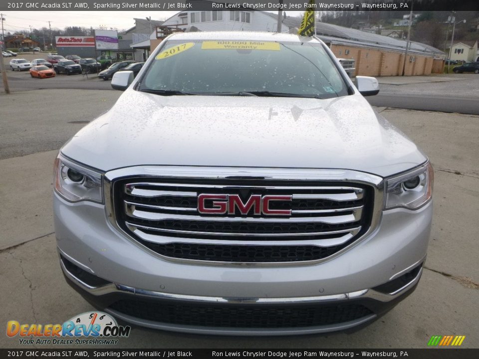 2017 GMC Acadia SLT AWD Sparkling Silver Metallic / Jet Black Photo #8