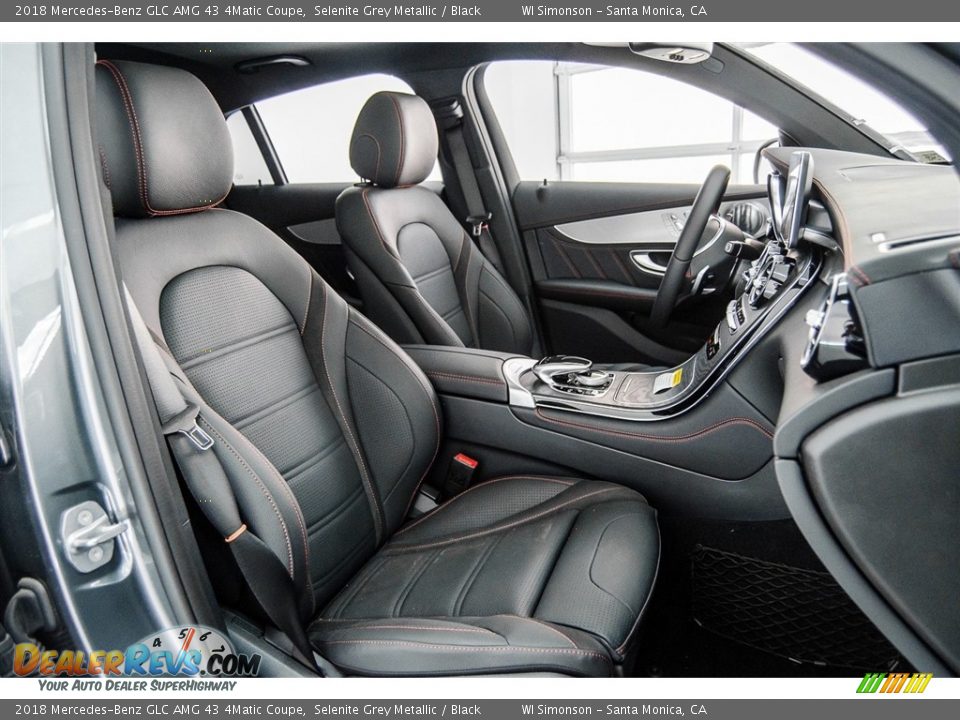 Black Interior - 2018 Mercedes-Benz GLC AMG 43 4Matic Coupe Photo #2
