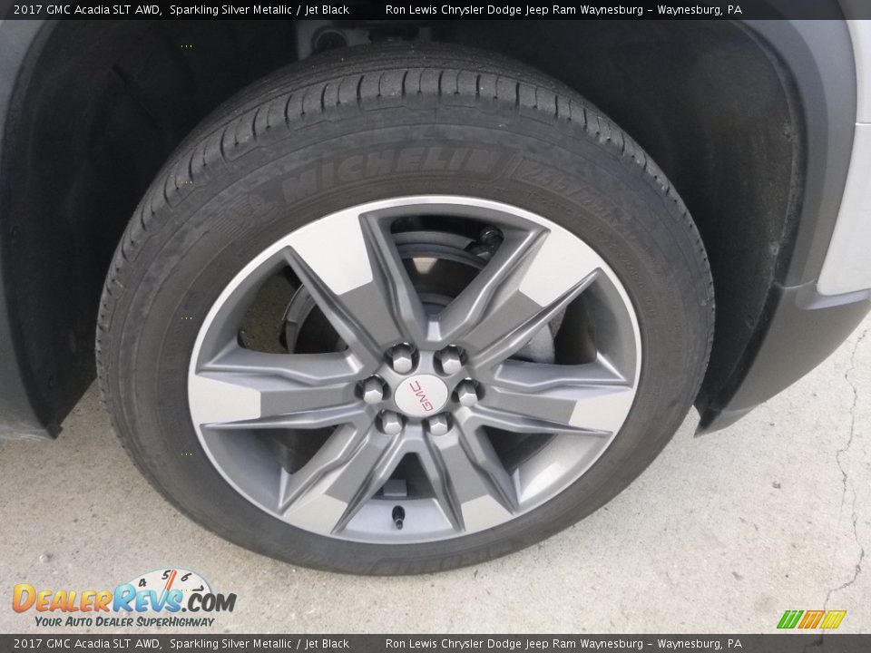 2017 GMC Acadia SLT AWD Sparkling Silver Metallic / Jet Black Photo #9