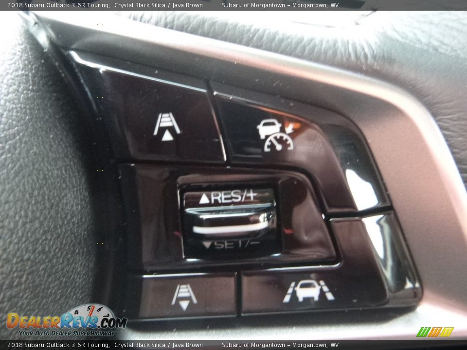 2018 Subaru Outback 3.6R Touring Crystal Black Silica / Java Brown Photo #19