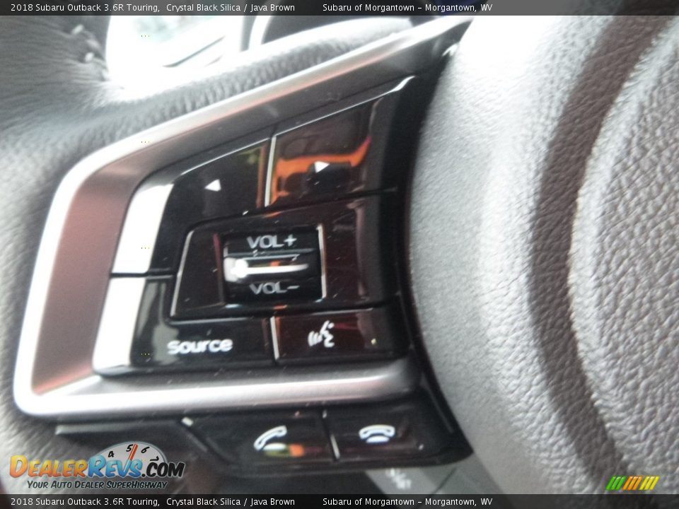 2018 Subaru Outback 3.6R Touring Crystal Black Silica / Java Brown Photo #20