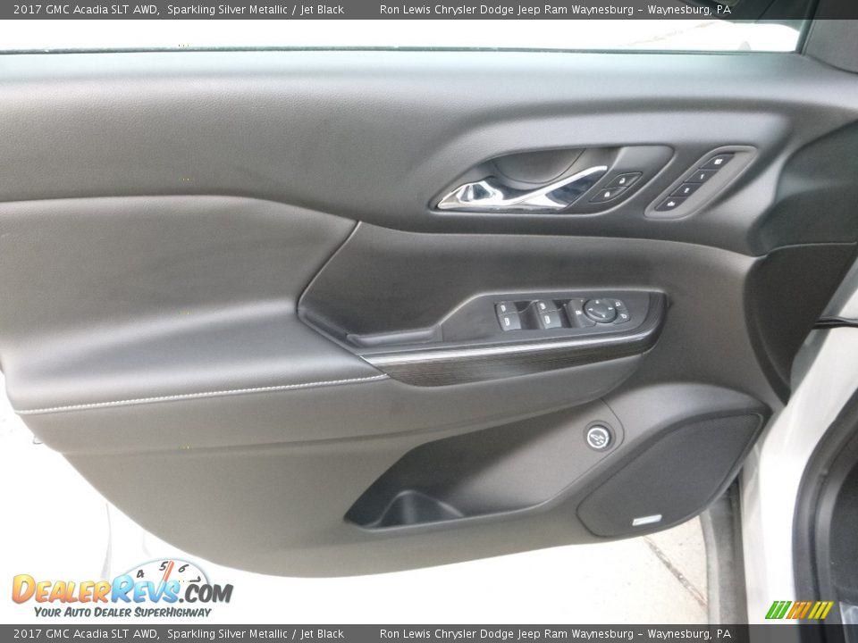 2017 GMC Acadia SLT AWD Sparkling Silver Metallic / Jet Black Photo #15