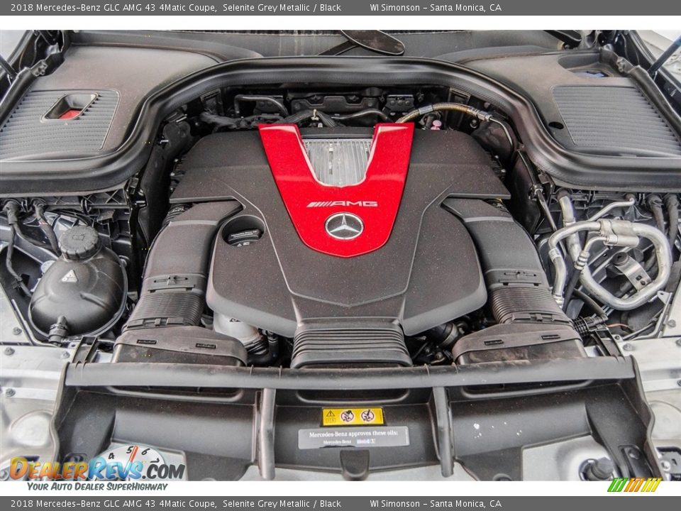 2018 Mercedes-Benz GLC AMG 43 4Matic Coupe 3.0 Liter AMG biturbo DOHC 24-Valve VVT V6 Engine Photo #8