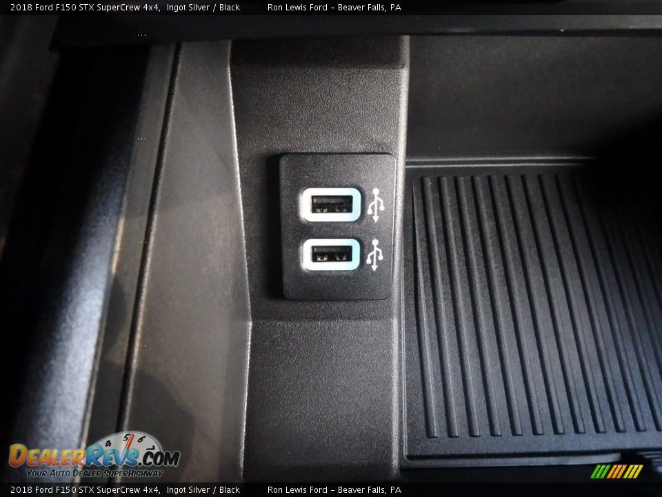 2018 Ford F150 STX SuperCrew 4x4 Ingot Silver / Black Photo #18
