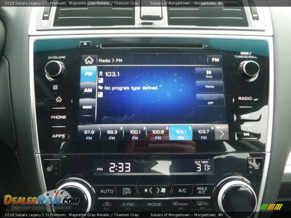 2018 Subaru Legacy 2.5i Premium Magnetite Gray Metallic / Titanium Gray Photo #17