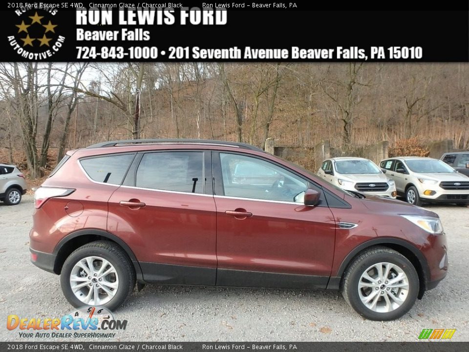 2018 Ford Escape SE 4WD Cinnamon Glaze / Charcoal Black Photo #1
